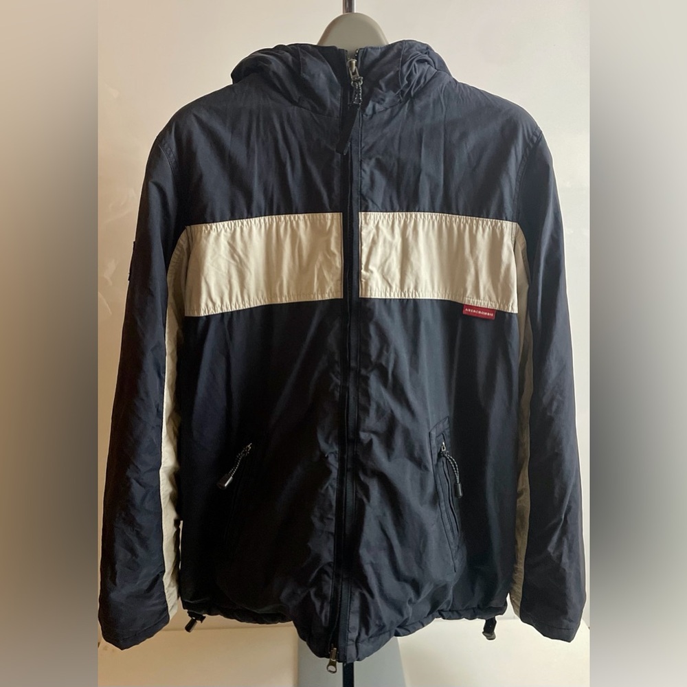 Vintage Abercrombie & Fitch Fleece Lined Zip Up Jacket